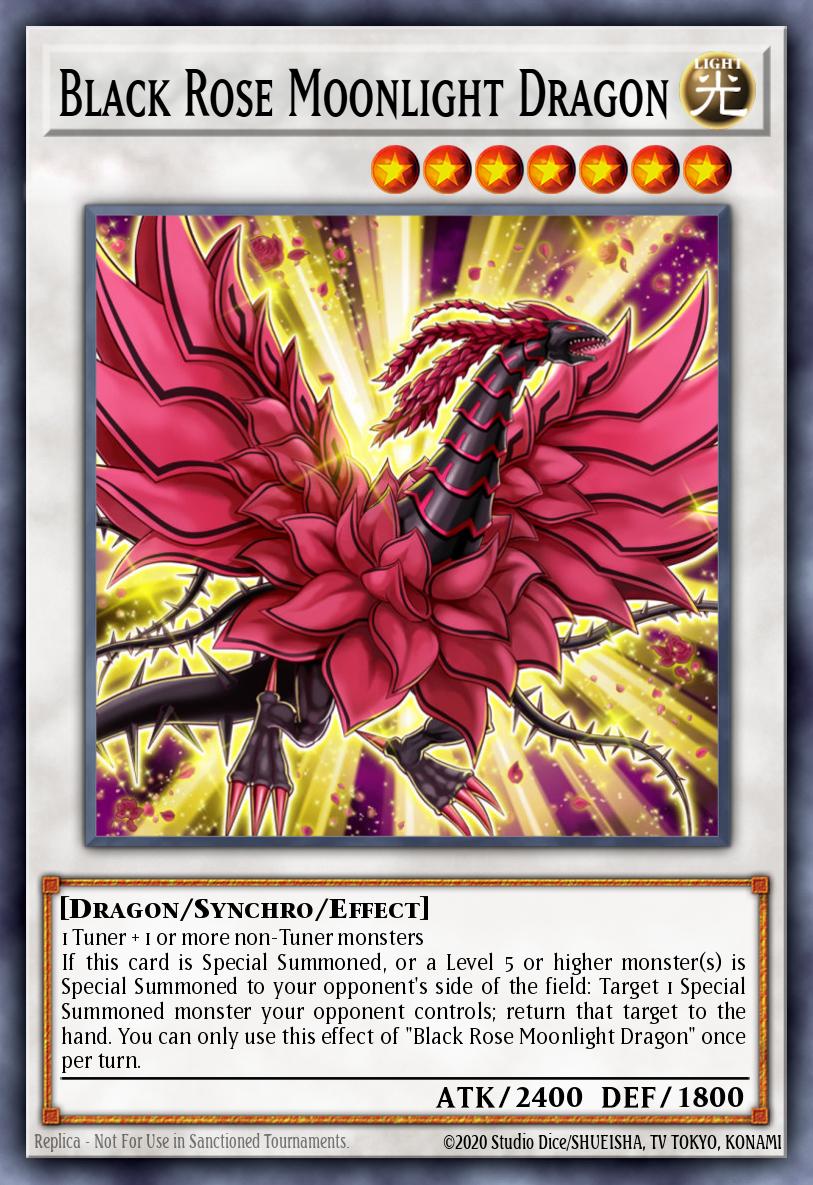 (038) YuGiOh TCG RA03: Quarter Century Bonanza Single: Black Rose Moonlight Dragon (V.2 - Ultra Rare)  Ultra Rare