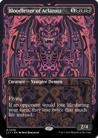 (336) Magic The Gathering The Lost Caverns of Ixalan: Extras Single: Bloodletter of Aclazotz Holo Mythic