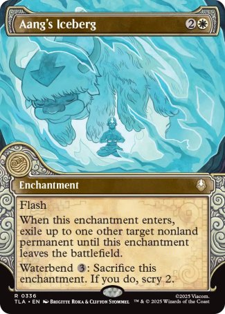 (336) Magic The Gathering Magic: The Gathering | Avatar: The Last Airbender: Extras Single: Aang's Iceberg Rare