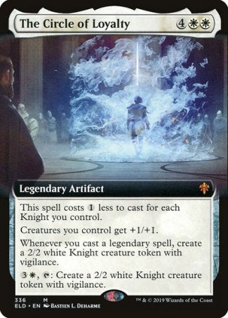 (336) Magic The Gathering Throne of Eldraine: Extras Single: The Circle of Loyalty Holo Mythic