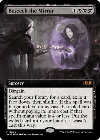 (336) Magic The Gathering Wilds of Eldraine: Extras Single: Beseech the Mirror Mythic