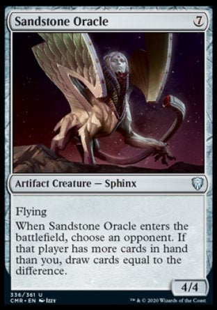 (336/361) Magic The Gathering Commander Legends Single: Sandstone Oracle Uncommon