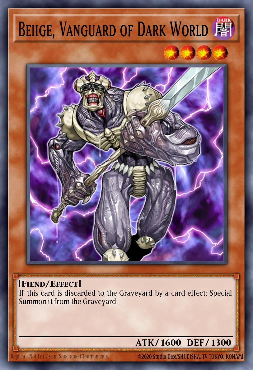 (242) YuGiOh TCG LCJW: Legendary Collection 4: Mega Pack Single: Beiige, Vanguard of Dark World Ultra Rare