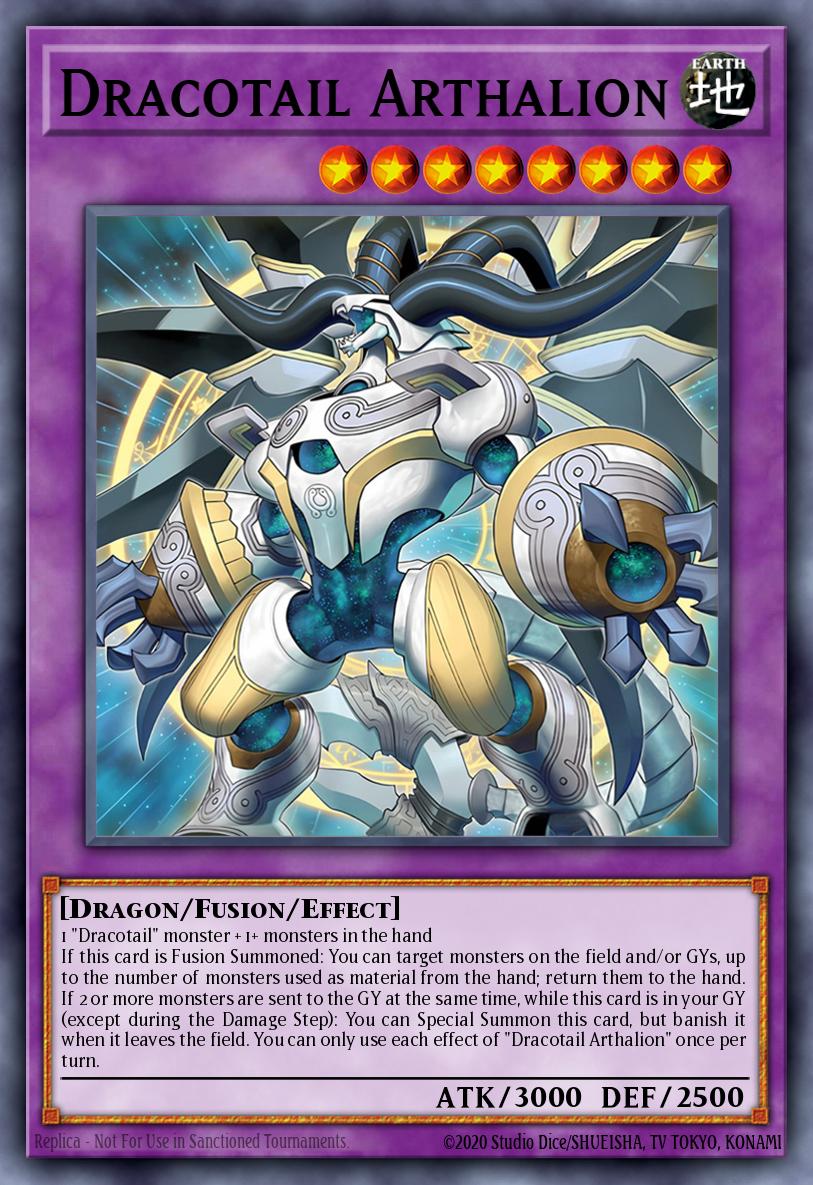 (006) YuGiOh TCG JUSH: Justice Hunters Single: Dracotail Arthalion (V.1 - Ultra Rare) Ultra Rare