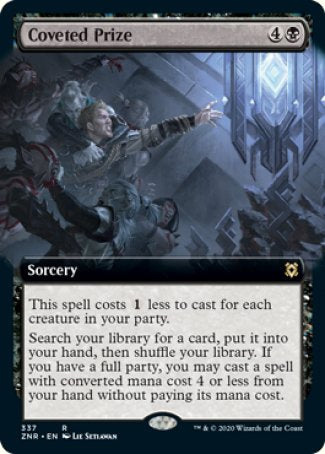 (337) Magic The Gathering Zendikar Rising: Extras Single: Coveted Prize Holo Rare