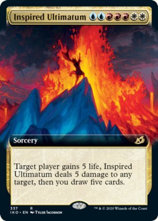 (337) Magic The Gathering Ikoria: Lair of Behemoths: Extras Single: Inspired Ultimatum Rare