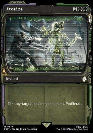 (338) Magic The Gathering Universes Beyond: Fallout: Extras Single: Atomize (V.1) Holo Rare