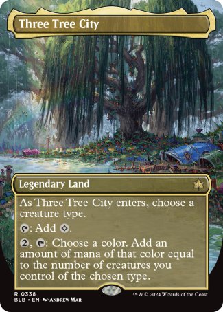 (338) Magic The Gathering Bloomburrow: Extras Single: Three Tree City (V.2) Rare