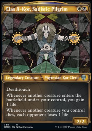 (338) Magic The Gathering Dominaria United: Extras Single: Elas il-Kor, Sadistic Pilgrim (V.2) Uncommon