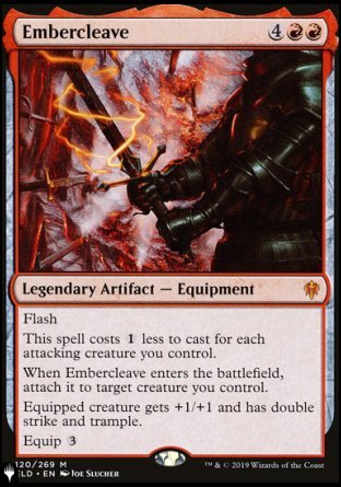 (120) Magic The Gathering The List Single: Embercleave Mythic