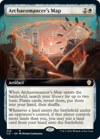 (339) Magic The Gathering Commander: Strixhaven: Extras Single: Archaeomancer's Map Rare