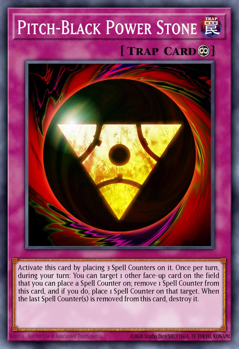 (095) YuGiOh TCG MFC: Magician's Force Single: Pitch-Black Power Stone Common