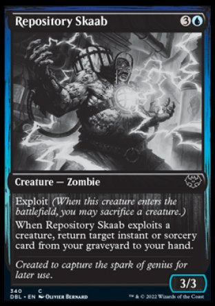 (340) Magic The Gathering Innistrad: Double Feature Single: Repository Skaab Holo Common