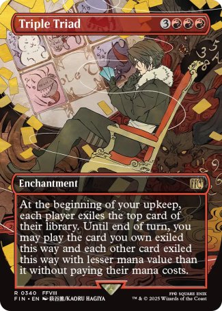 (340) Magic The Gathering Magic: The Gathering - FINAL FANTASY: Extras Single: Triple Triad Holo Rare