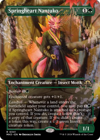 (341) Magic The Gathering Modern Horizons 3: Extras Single: Springheart Nantuko Rare