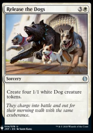 (004) Magic The Gathering The List Single: Release the Dogs Uncommon