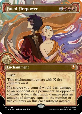 (341) Magic The Gathering Magic: The Gathering | Avatar: The Last Airbender: Extras Single: Fated Firepower (V.2) Mythic