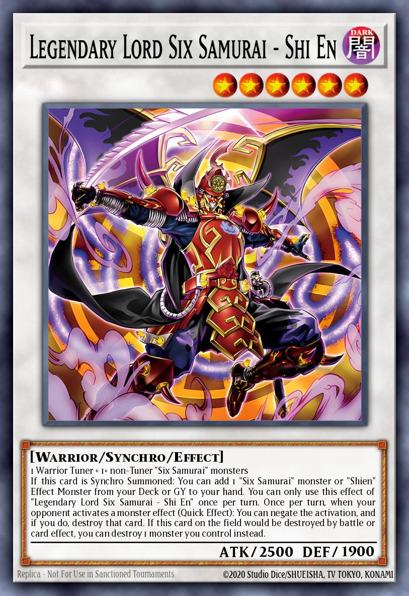 (107) YuGiOh TCG MP25: 2025 Mega-Pack Tin Single: Legendary Lord Six Samurai - Shi En  Secret Rare