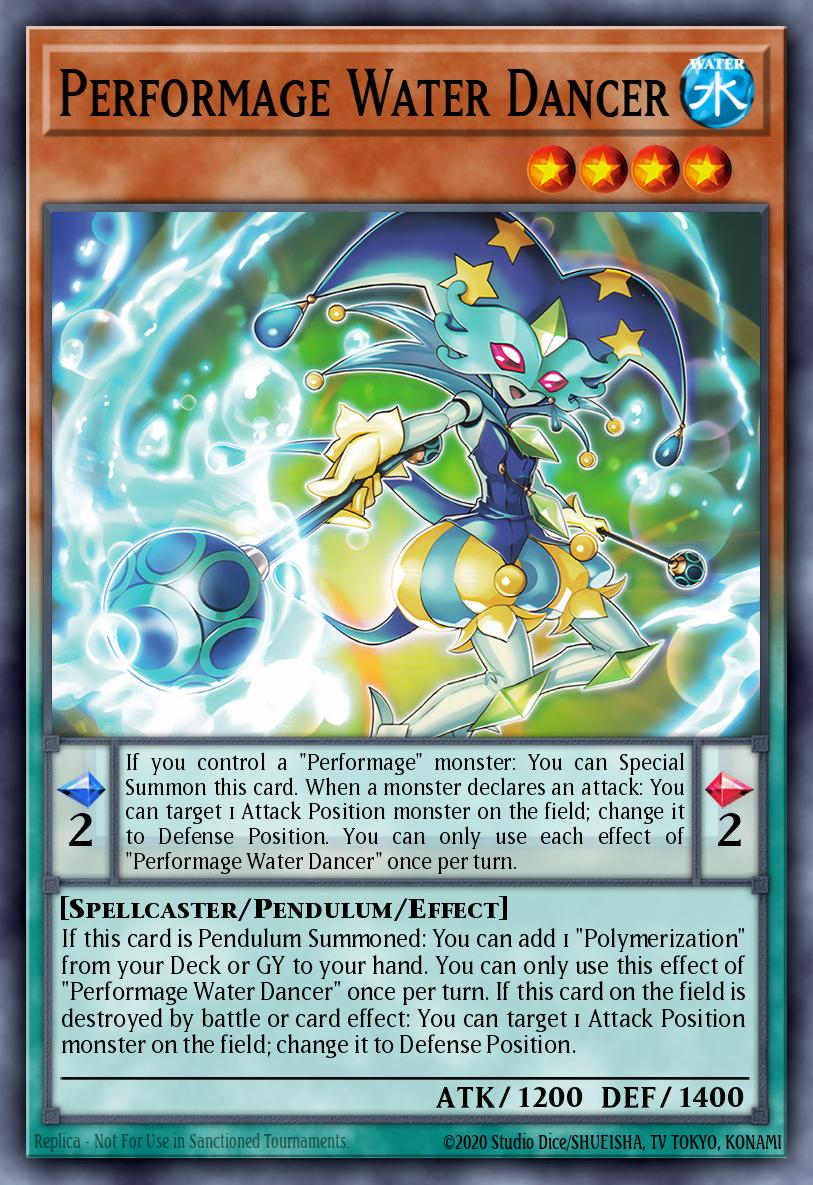 (050) YuGiOh TCG MZTM: Maze of the Master Single: Performage Water Dancer  Rare