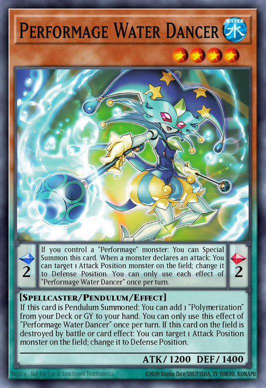 (050) YuGiOh TCG MZTM: Maze of the Master Single: Performage Water Dancer  Rare