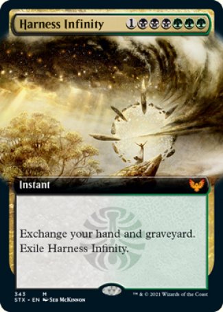 (343) Magic The Gathering Strixhaven: School of Mages: Extras Single: Harness Infinity Mythic