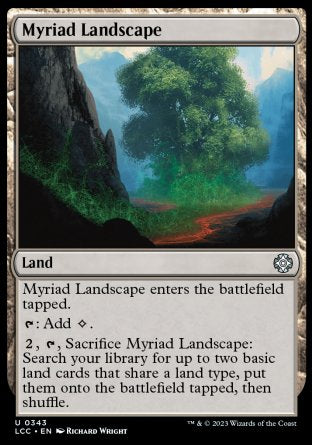 (343) Magic The Gathering Commander: The Lost Caverns of Ixalan Single: Myriad Landscape Uncommon