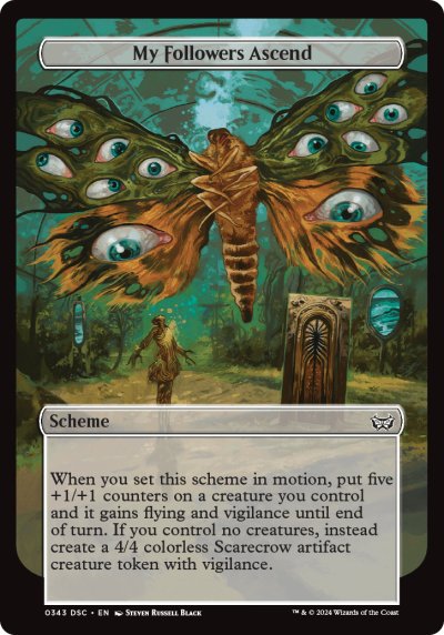 (343) Magic The Gathering Commander: Duskmourn: House of Horror Single: My Followers Ascend Special