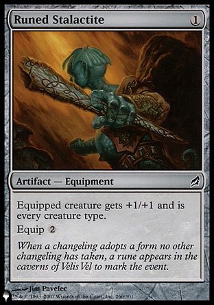 (260) Magic The Gathering The List Single: Runed Stalactite Common