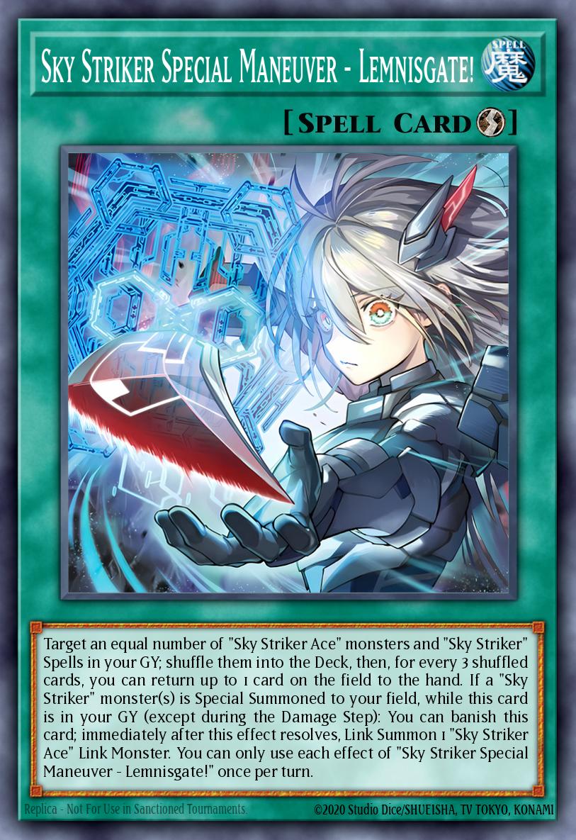 (DUAD069) YuGiOh TCG Duelist’s Advance Single: Sky Striker Special Maneuver - Lemnisgate! (V.2 - Starlight Rare) Starlight Rare