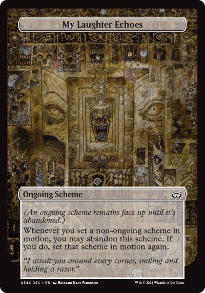 (344) Magic The Gathering Commander: Duskmourn: House of Horror Single: My Laughter Echoes Special