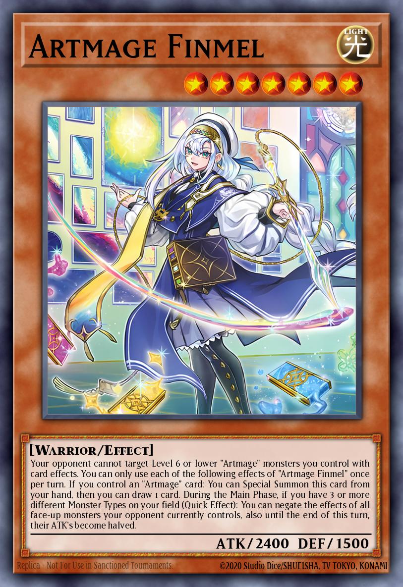 (DUAD009) YuGiOh TCG Duelist’s Advance Single: Artmage Finmel (V.1 - Secret Rare) Secret Rare