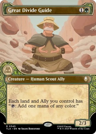 (345) Magic The Gathering Magic: The Gathering | Avatar: The Last Airbender: Extras Single: Great Divide Guide Holo Rare
