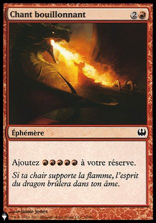 (070) Magic The Gathering The List Single: Seething Song Common
