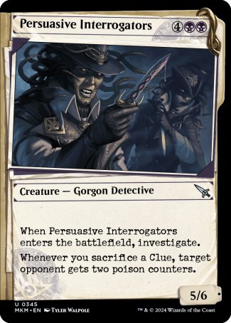 (345) Magic The Gathering Murders at Karlov Manor: Extras Single: Persuasive Interrogators Holo Uncommon
