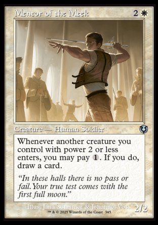 (345) Magic The Gathering Innistrad Remastered: Extras Single: Mentor of the Meek Holo Uncommon
