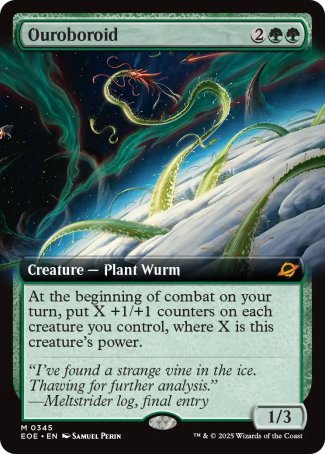 (345) Magic The Gathering Edge of Eternities: Extras Single: Ouroboroid Holo Mythic