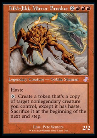 (346) Magic The Gathering Time Spiral Remastered: Extras Single: Kiki-Jiki, Mirror Breaker Holo Time Shifted