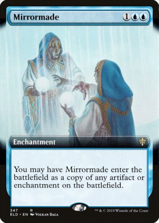 (347) Magic The Gathering Throne of Eldraine: Extras Single: Mirrormade Holo Rare