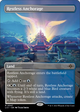 (347) Magic The Gathering The Lost Caverns of Ixalan: Extras Single: Restless Anchorage Holo Rare