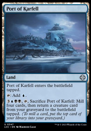 (347) Magic The Gathering Commander: The Lost Caverns of Ixalan Single: Port of Karfell Uncommon