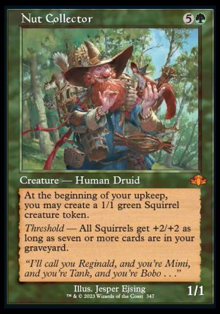 (347) Magic The Gathering Dominaria Remastered: Extras Single: Nut Collector (V.1) Holo Mythic