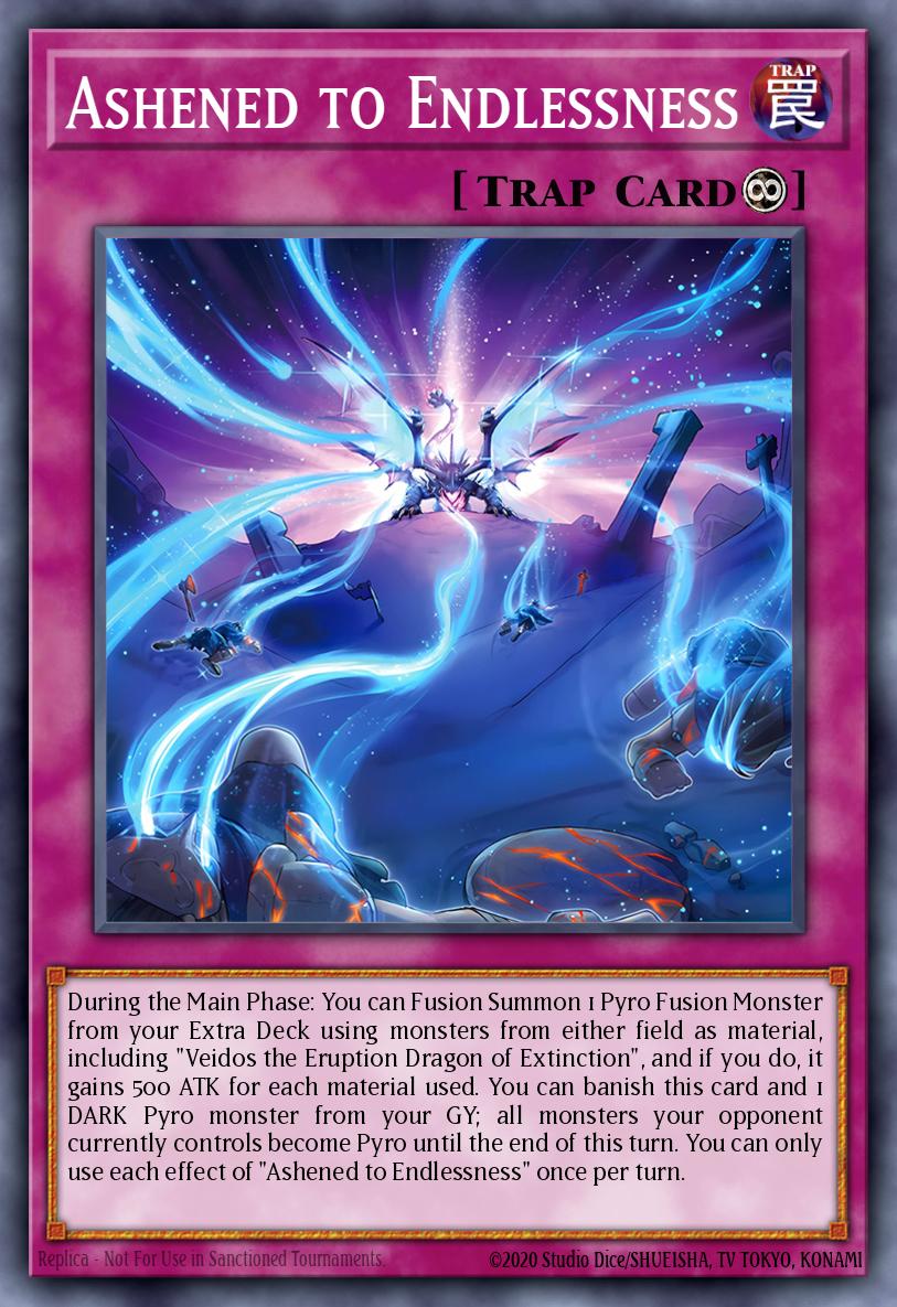 (096) YuGiOh TCG LEDE: Legacy of Destruction Single: Ashened to Endlessness Common