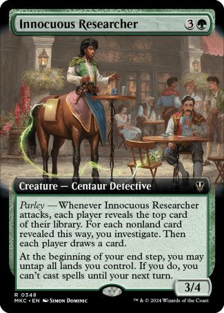 (348) Magic The Gathering Commander: Murders at Karlov Manor: Extras Single: Innocuous Researcher Rare