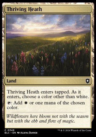 (348) Magic The Gathering Commander: Bloomburrow Single: Thriving Heath Common