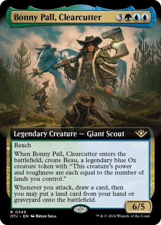 (349) Magic The Gathering Outlaws of Thunder Junction: Extras Single: Bonny Pall, Clearcutter Rare