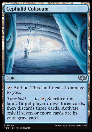 (349) Magic The Gathering Commander: Tarkir: Dragonstorm Single: Cephalid Coliseum Uncommon