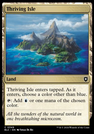 (349) Magic The Gathering Commander: Bloomburrow Single: Thriving Isle Common