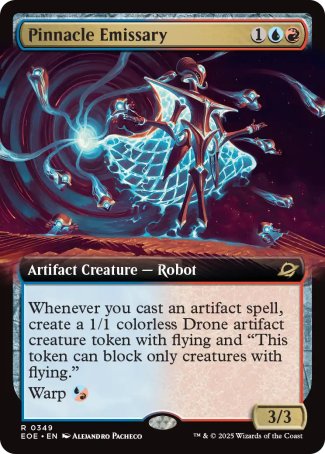 (349) Magic The Gathering Edge of Eternities: Extras Single: Pinnacle Emissary Holo Rare