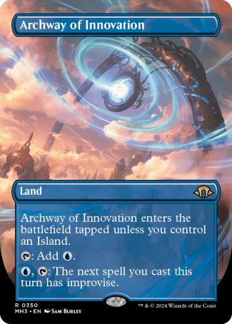 (350) Magic The Gathering Modern Horizons 3: Extras Single: Archway of Innovation Holo Rare