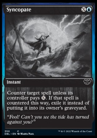 (350) Magic The Gathering Innistrad: Double Feature Single: Syncopate Holo Common